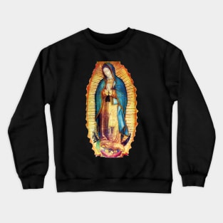 Our Lady of Guadalupe Virgin Mary Tilma Crewneck Sweatshirt